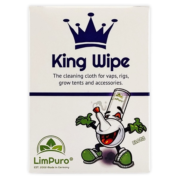 LimPuro King Wipes Reinigungstücher 12 Stück Growzelt Vaporizer Dab Rigs 2