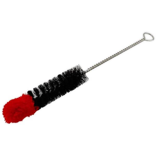 Premium Reinigungsbürste 28,5cm Naturborsten & Wollkopf 2