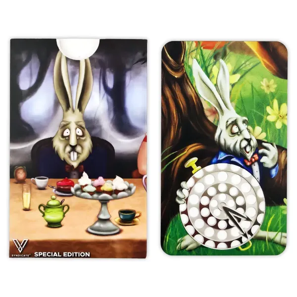V-Syndicate Grinder Card White Rabbit Scheckkarte 1