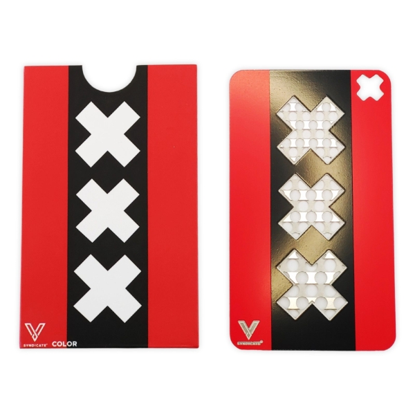 V-Syndicate Grinder Card XXX Amsterdam Scheckkarte 1