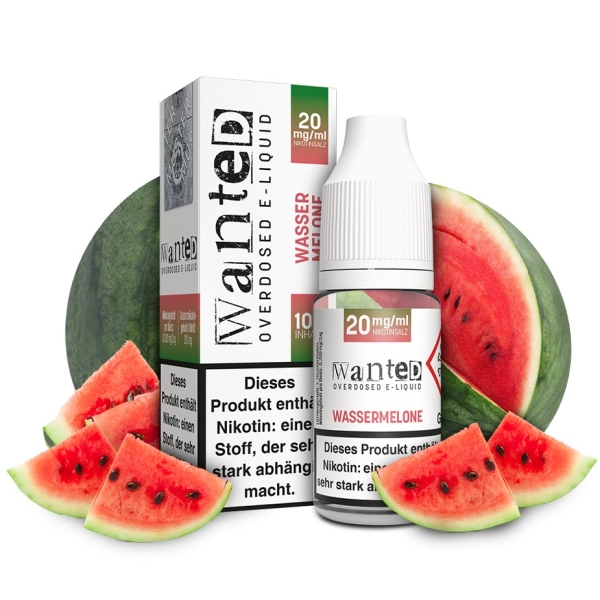 Wanted Wassermelone 20mg Overdosed 10ml Nikotinsalzliquid 2