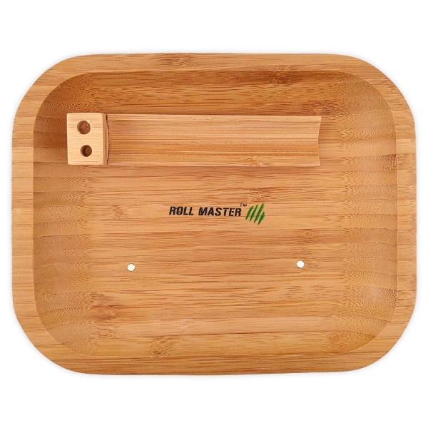 Roll Master Bambus Rolling Tray Drehunterlage Small Size Tablett 1