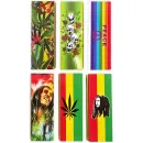 6x Breit Papier Filter Tips Rasta Slim 3-Farbig 48 Blatt 1