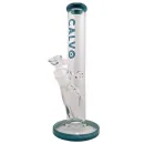 Glasbong CALVO® Straight Tube Premium Blue 25cm 18.8 auf 14.5 Schliff 1