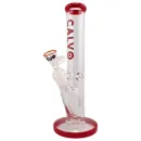 Glasbong CALVO® Straight Tube Premium Red 25cm 18.8 auf 14.5 Schliff 1