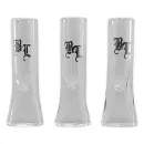 3x Black Leaf Glas Tips 9mm Glasfilter Flaches Mundstück 1