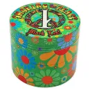 Black Leaf Grinder Smoking for Peace 4-Part Ø 50mm Bunt Alu CNC 1