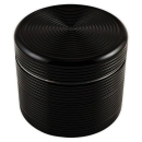 DIPSE Grinder Rippled Black 4-Part Ø 40mm Alu CNC 1