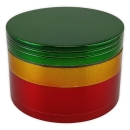 Dipse Rasta Grinder Jamaika 4-Part Ø 60mm Bunt Alu 1