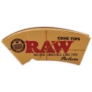 RAW Perfecto Cone Papier Filter Tips Curved King Size 32 Blatt 1