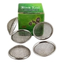 5er Pack Black Leaf Schüsselsiebe 20mm Edelstahl Siebe Pfeifenkopf 1